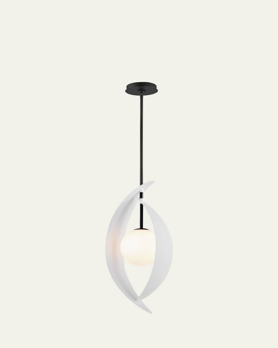 Mat Sanders design from Studio M Chips 1-Light Pendant - Matte White